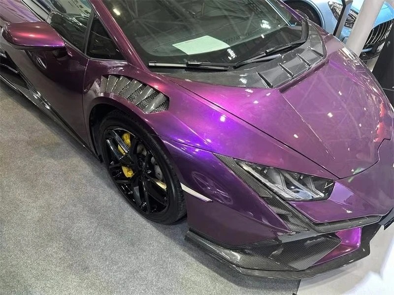 Vorstein Style Dry Carbon Matte Carbon Fiber Front Fender for Lambo Huracan LP610 LP580 EVO Performante Fender 2014-2018